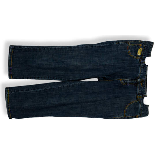 Womens Blue Denim Medium Wash Stretch Pockets Cropped Capri Jeans Size 4 image number 1