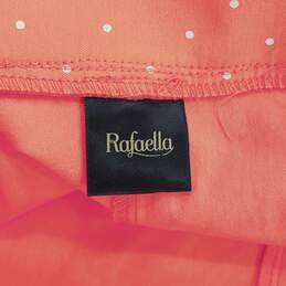 Rafaella Women Coral Petal Pusher Pants 10