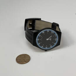 Designer Swatch Swiss Black Round Dial Water Resistant Analog Wristwatch alternative image