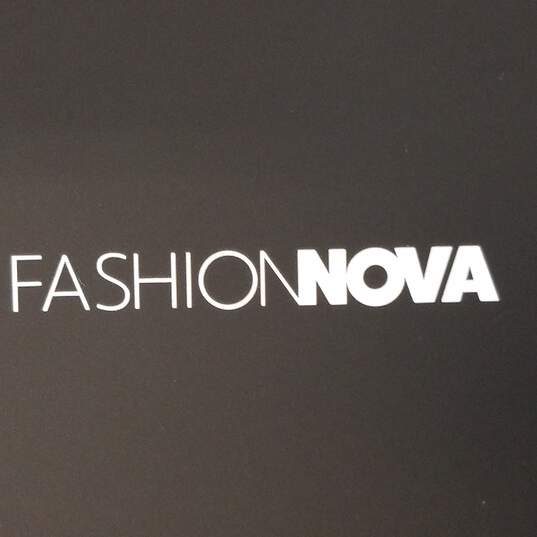 Fashion Nova Women Mocha Ruched Crop Top M image number 5