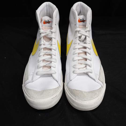 Nike Men's BQ6806-101 Optic Yellow Blazer Mid 77 Vintage Sneakers Size 11 image number 5
