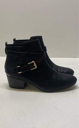 COACH Pauline Black Leather Ankle Zip Boots Size 9 B
