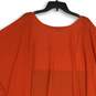 NWT Sweet Pea for New York & Company Womens Orange Open Front Blouse Top Sz S image number 4