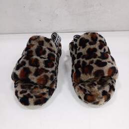 Ugg Yeah Leopard Print Slippers Size 9