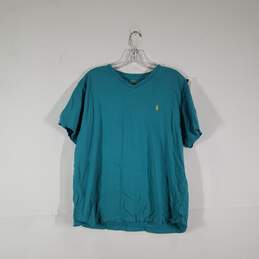 Mens Short Sleeve V-Neck Regular Fit  Pullover T-Shirt Size Large alternative image