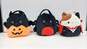 Set of 3 Squishmallow 2022 Halloween Bags Calico Cat, Bat & Spider image number 1