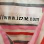 Izzue Men Multicolor Striped Button Up Shirt Sz 4 NWT image number 2
