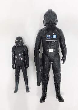 Mixed Lot  Of  Star wars Figures  12in Shadow Trooper & 18in  Tie Fighter Pilot