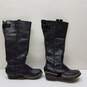 Sorel  Women's Tall Black Riding Boots Size 6 image number 2