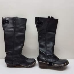 Sorel  Women's Tall Black Riding Boots Size 6 alternative image