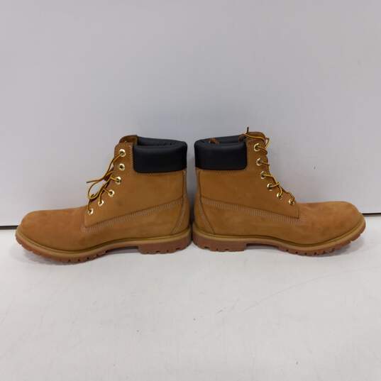 Timberland Lace Up Tan Boots Size 11M image number 2