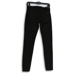 Hudson Womens Black Denim 5-Pocket Design Skinny Leg Jeans Size 25 alternative image