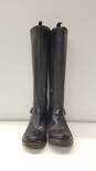 Kenneth Cole Leather Jenny Knee High Boots Black 9.5 image number 6
