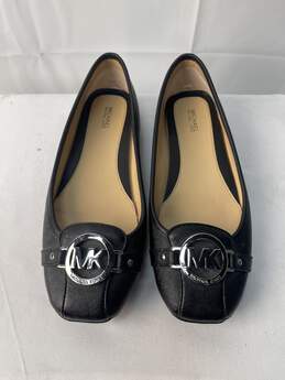 Certified Authentic Michael Kors Black Womens Leather Shoes 9M