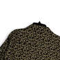 NWT Womens Brown Black Animal Print Long Sleeve Button Front Jacket Size S image number 4