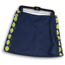 Tommy Bahama Womens Blue Green Flat Front Golf Athletic Skort Size L alternative image