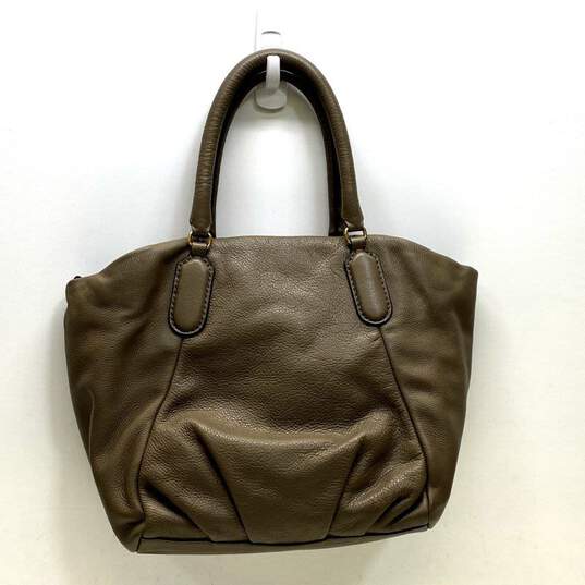 Marc by Marc Jacobs Pebble Leather Q Fran Satchel Cement Grey image number 2