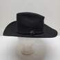 Stetson Cowboy Hat Black 4x Beaver Fur-Based Felt Leather image number 2