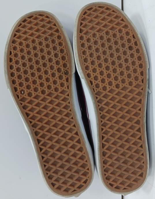Women's Maroon Comfort Sneakers Size 9.5 image number 5