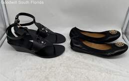 2 Tory Burch Womens Black Shoes Size 7 & 8 alternative image