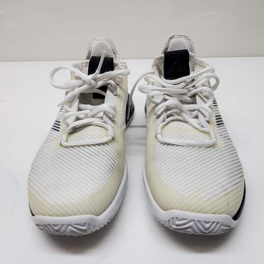 Adidas Defiant Bounce Running White Sneakers Size 6.5 image number 2