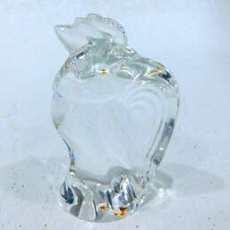 Steuben Art Glass Rooster #5527 Animal Crystal Signed