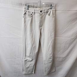 The Row White Straight Leg Cotton Jeans Size 10