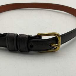 Coach Womens 2807 Gray Leather Adjustable Skinny Waist Buckle Belt Size 28 alternative image