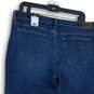 NWT Lee Womens Blue Denim 5-Pocket Design Straight Leg Jeans Size 16P image number 4