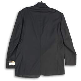 NWT Pronto Moda Mens Black Long Sleeve Notch Lapel Two-Button Blazer Size L 44R alternative image