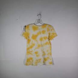 Womens Tie-Dye Crew Neck Short Sleeve Pullover T-Shirt Size XS alternative image