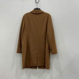 Lauren Ralph Lauren Womens Brown Long Sleeve Button Front Overcoat Size 16 alternative image