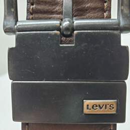 Brown/Black Leather Levi's Belt alternative image