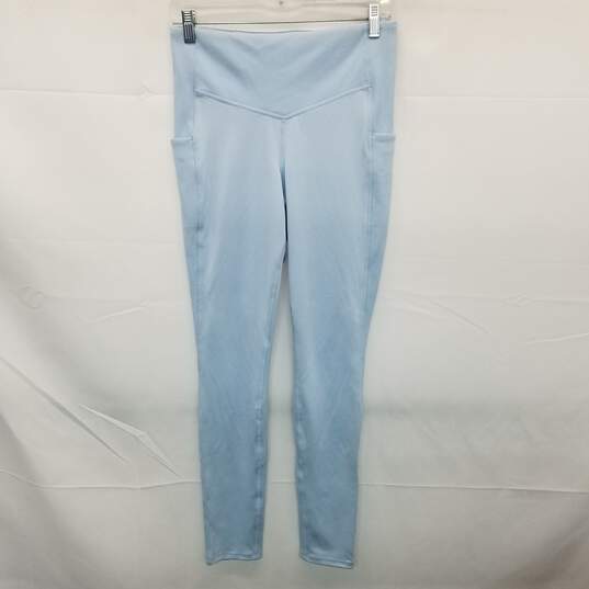 The North Face Womens Activewear Pale Blue Leggings Size L image number 1
