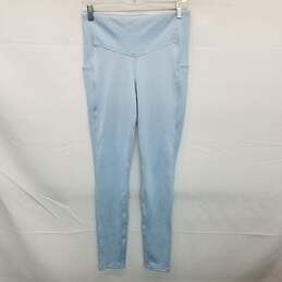 The North Face Womens Activewear Pale Blue Leggings Size L