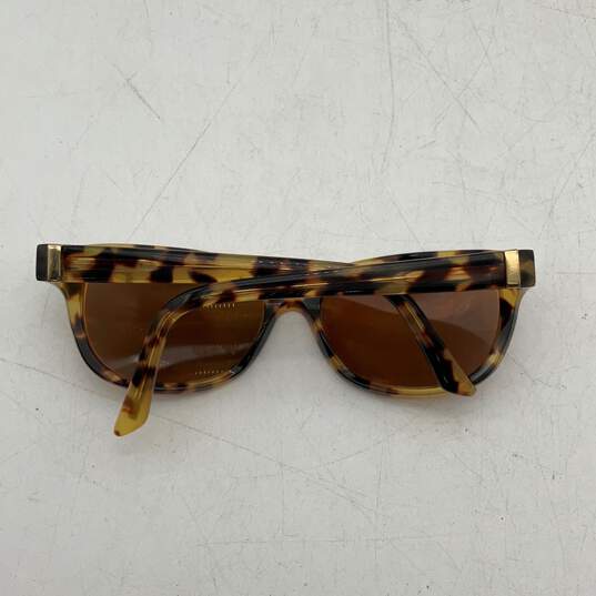 Ralph Lauren Womens Yellow Black Tortoise Full Frame Wayfarer Sunglasses image number 2