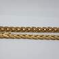 AE Solid 14k Gold Fishtail 20" Chain Necklace 37.4g image number 2