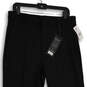 NWT Womens Black The Knit Flat Front Slash Pocket Trouser Pants Size 12/31 image number 3