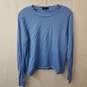 J. Crew Light Blue Long Sleeve Merino Wool Pullover Sweatshirt Women's Size XL image number 1