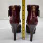Fendi Women's Brown Red Fur Lined Platform Boots Size 8.5 w/COA image number 5