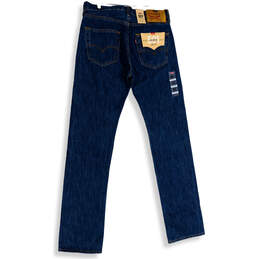 NWT Mens Blue 501 Original Denim Medium Wash Straight Leg Jeans Sz 32x36 alternative image