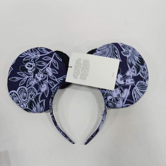 Disney Vera Bradley Purple Mickey Mouse Ears Headband W/Tags image number 2