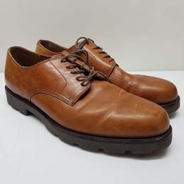 Polo By Ralph Lauren Brown Leather Oxford Dress Shoes Size 11