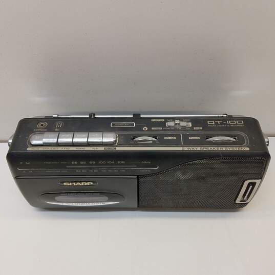 Sharp QT-100 Radio Cassette Recorder image number 4