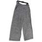 Womens Gray Elastic Waist Pockets Stretch Pull-On Wide Leg Ankle Pants Sz M image number 1
