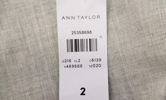 Ann Taylor Women Grey Dress 2 NWT image number 4