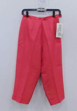 Women's Robbie Bee Pink Pants & Plaid Shirt Size 6p alternative image
