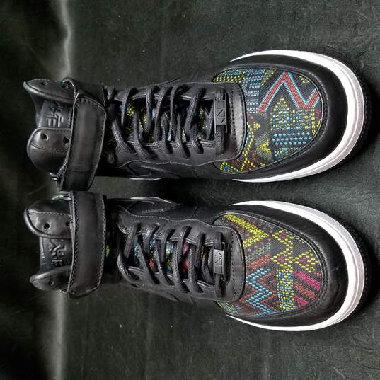 Buy the 2016 Men's Nike Air Force High PRM 'BHM' Black Multicolor Size 9 | GoodwillFinds
