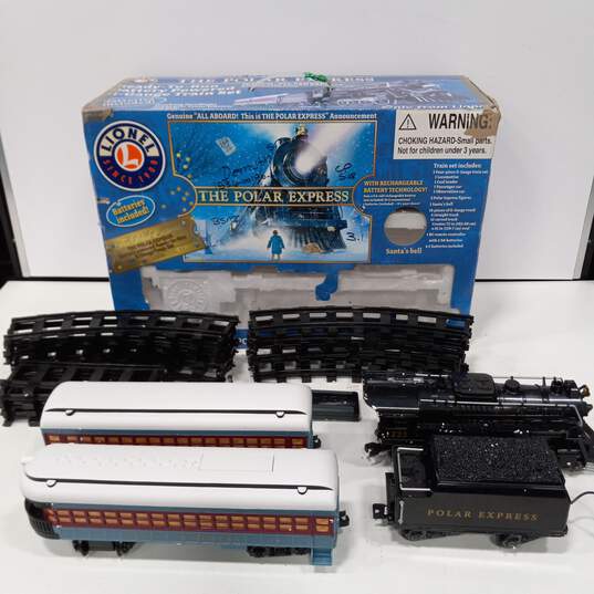 The Polar Express Model Train Set in Original Box image number 1