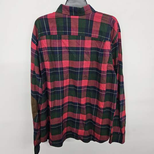 Crown & Ivy Classic Fit Plaid Button-Up Shirt image number 2